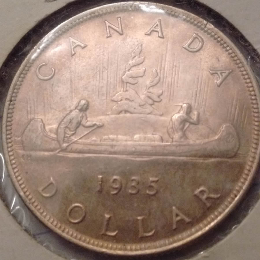 1935-Canada-One-Dollar-King-George-V
